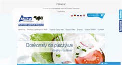 Desktop Screenshot of milko.com.pl