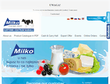 Tablet Screenshot of milko.com.pl